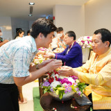 อว. ร่วมใจสืบสานประเพณีที่งดงามของไทย จัดพิธีสรงน้ำพระและรดน ... Image 28